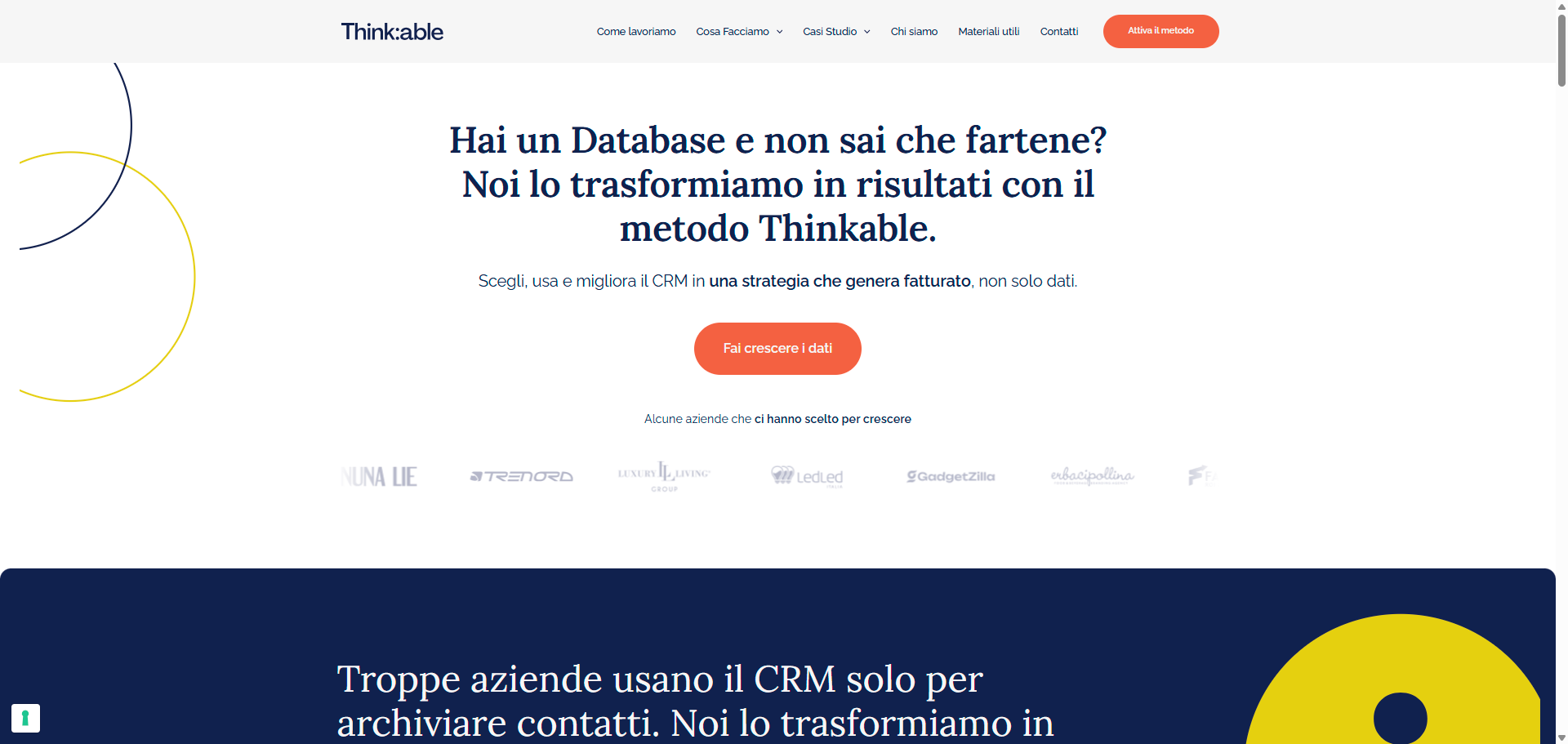 Thinkable — UX redesign per CRM strategy