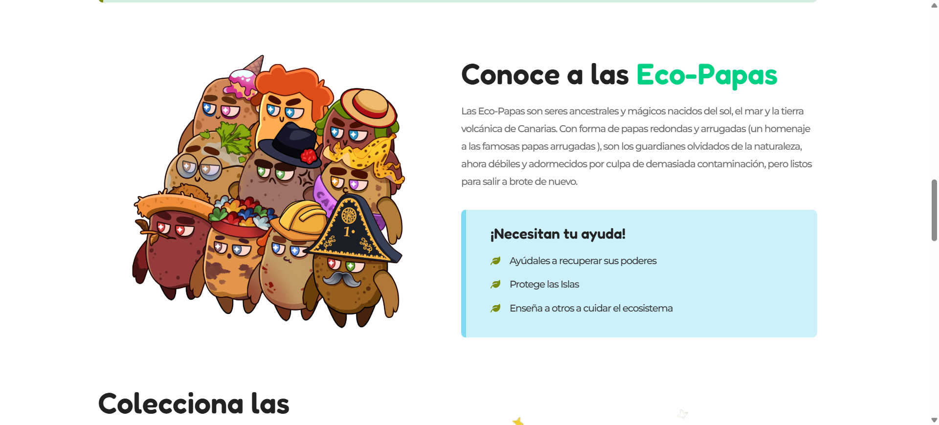 Personaggi Eco-Papas: i guardiani delle Isole Canarie